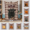Uni Personalized Adorable Twin Cows Cozy Blanket (10 Cattle Breeds)