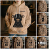 Uni Personalized Name & Farm Name Adorable Farm Calf Hoodie (10 Cattle Breeds)