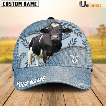 Uni Holstein Countryside Jean Pattern Customized Name Cap