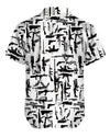UniJames Comfort The Arsenal (White) Button Shirt, Hawaiian Shirt For Men