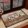 Uni Goat Welcome Custom Name Doormat