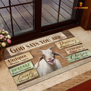 God Says You Are - Goat Cattle Doormat