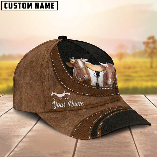 Uni Oxen Cattle Happiness Customized Name Cap