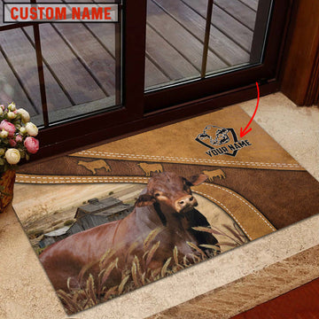 Uni Beefmaster Personalized - Welcome  Doormat