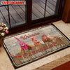 Uni Chicken Welcome Custom Name Doormat