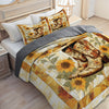 Uni All Season Quilt 3-Piece Set Sunflower Cowboy Boot