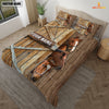 Uni Happy Farm Horse Wooden Door Bedding Set