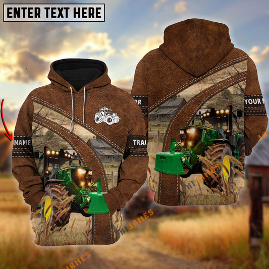 Uni Tractor Custom Name On Sleeve 3D Hoodie