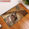 Uni Shorthorn Personalized - Welcome  Doormat