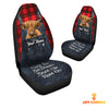 Uni Customized Name Highland Jean Overalls Pattern Car Seat Covers (2Pcs)