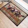 Uni Ayrshires Custom Name- Home To Where The Herd Is FarmHouse Doormat