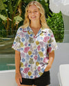 UNIJAMES CORAL HAWAIIAN SHIRT