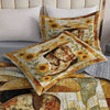 Uni All Season Quilt 3-Piece Set Sunflower Cowboy Boot