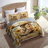 Uni All Season Quilt 3-Piece Set Sunflower Cowboy Boot