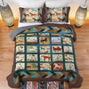 Uni All Season Quilt 3-Piece Set Vintage Horse