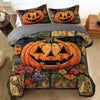 Uni All Season Quilt 3-Piece Set - Autumn Harvest Jack-O'-Lantern