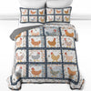 Uni All Season Quilt 3-Piece Set - Charming Chicken