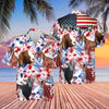 Unique United States Flag Hawaiian Theme For Nubian Goat Lovers All 3D Printed Hawaiian shirt