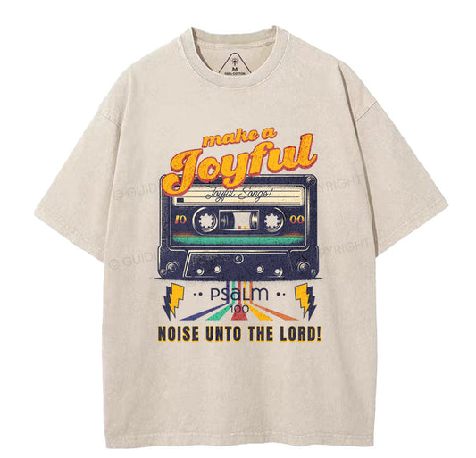 Make A Joyful Christian Washed TShirt  