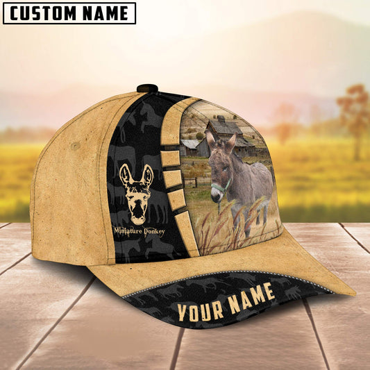 Uni Custom Name Miniature Donkey Cattle Farmhouse Field Cap TT20