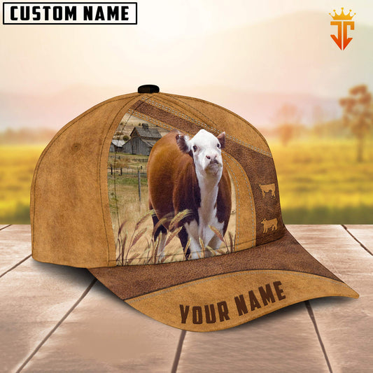 Uni Custom Name Mini Hereford Cattle Cap