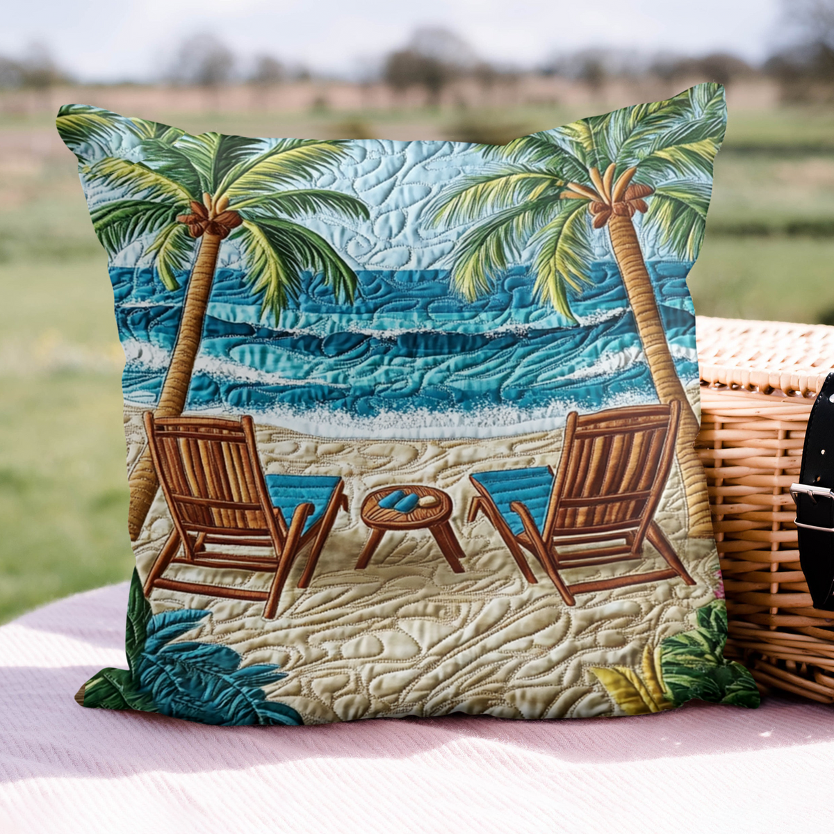 Ocean Retreat Quilted Pillow Case NCU0VH5298