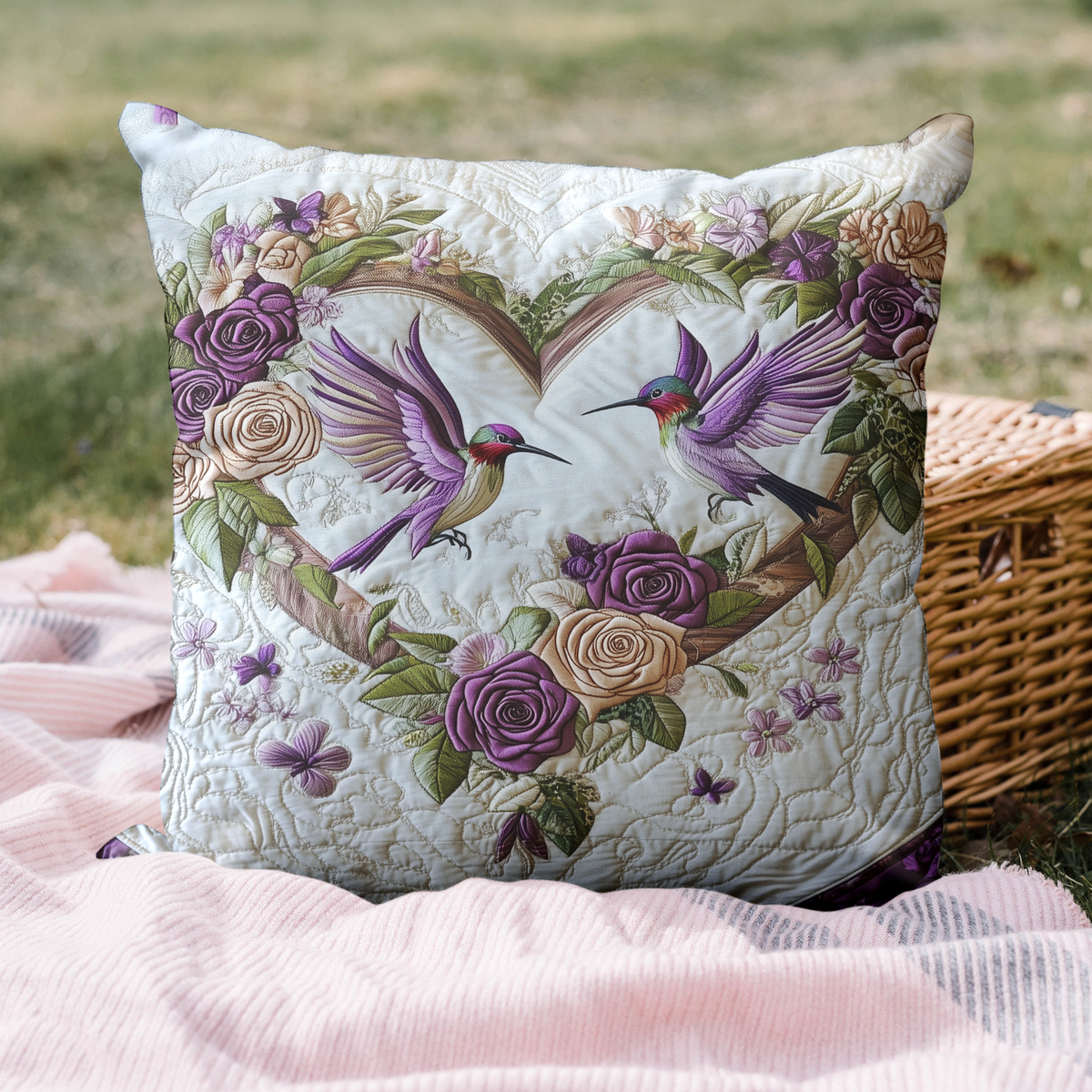 Petal Pair Quilted Pillow Case NCU0VH4752
