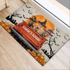 Uni Jersey Custom Farm Name Halloween Doormat