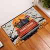 Uni Dexter Custom Farm Name Halloween Doormat