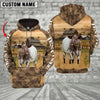 Uni Shorthorn Cattle Farming Personalized 3D Hoodie