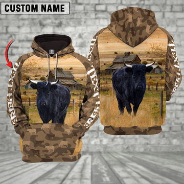 Uni Dexter Cattle Farming Personalized 3D Hoodie