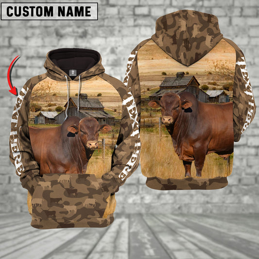 Uni Beefmaster Cattle Farming Personalized 3D Hoodie