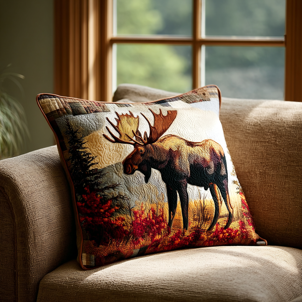Moose Haven Quilted Pillow Case NCU0DK10625