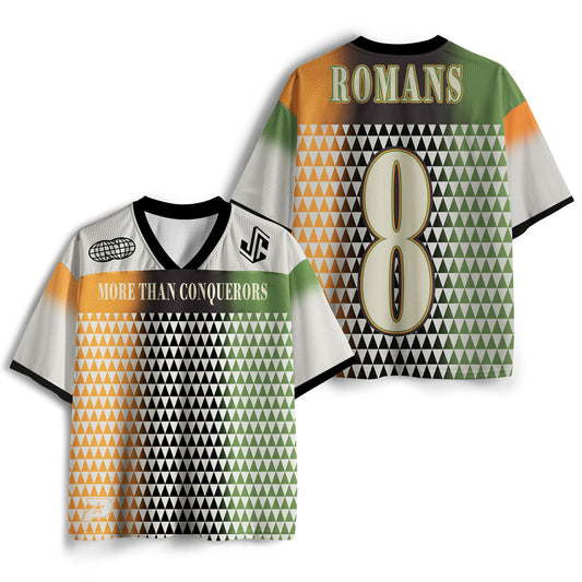 UniJames More Than Comquerors Nation Christian Mesh Jersey