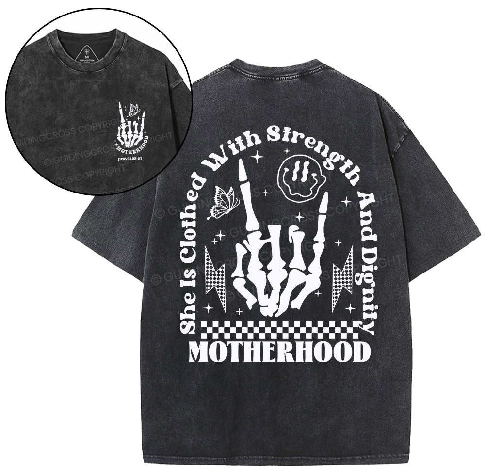 Motherhood Christian Washed T-Shirt Sale - GuidingCross