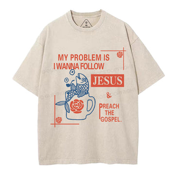 NewSample Christian Washed TShirt  