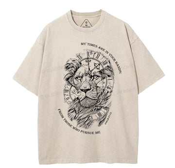 My Times Are In Your Hands Christian Washed TShirt  