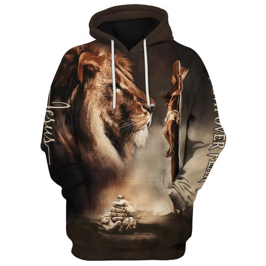 Uni Nail The Hand Of Jesus And Lion Hoodie