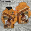 Uni Nez Perce Horse Custom Name Race Hoodie