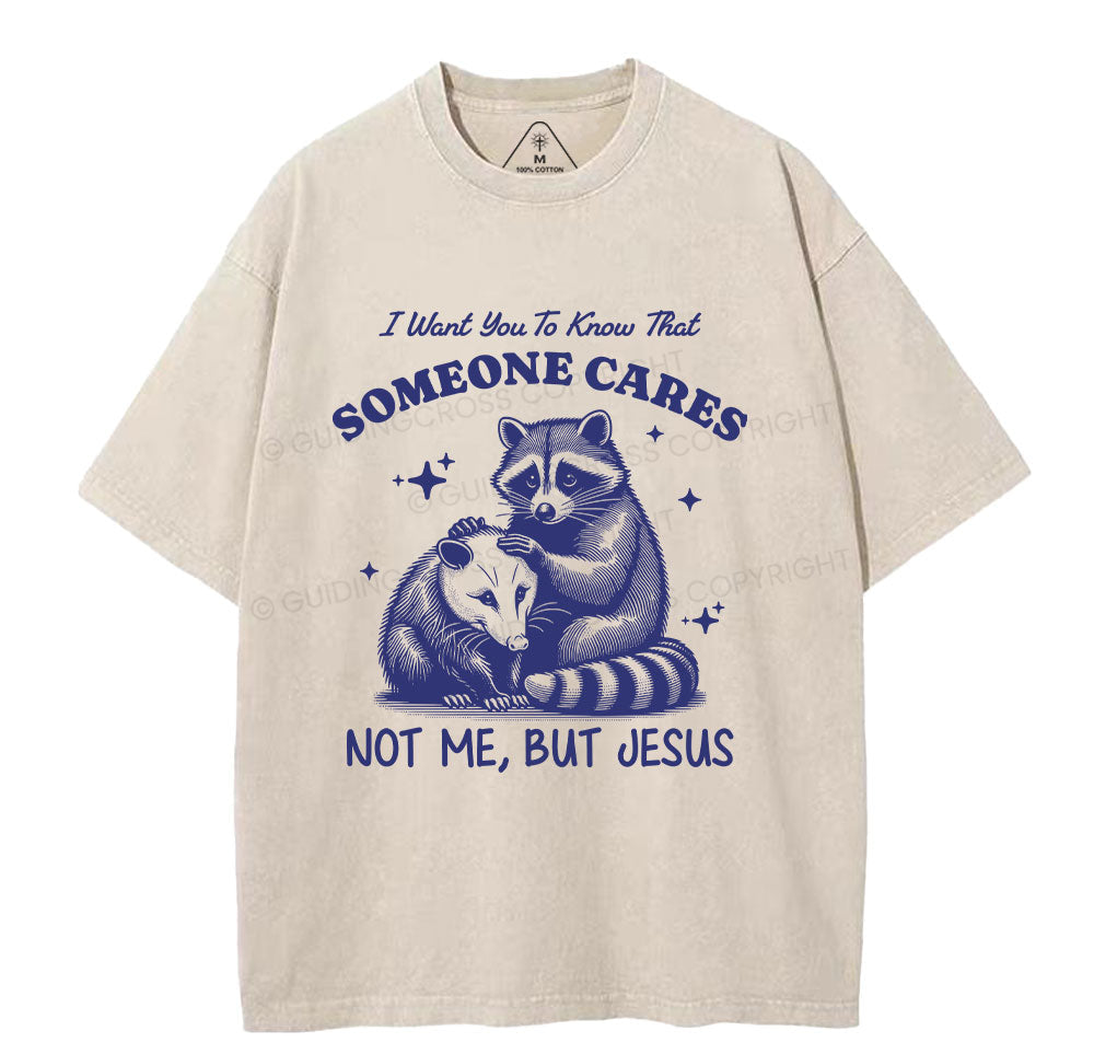 Not Me But Jesus Christian Washed TShirt  