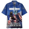 UniJames One Nation Under God Hawaiian Shirts - Christian Hawaiian Shirt - Hawaiian Summer Shirts