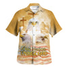 UniJames One Nation Under God Jesus Eagle Hawaiian Shirt - Christian Hawaiian Shirt - Religious Hawaiian Shirts