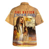UniJames One Nation Under God Jesus Hawaiian Shirt - Best Hawaiian Shirts - Christian Hawaiian Shirt