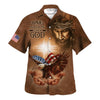 UniJames One Nation Under God Jesus Holy In Hand Eagle Hawaiian Shirts - Christian Hawaiian Shirt - Jesus Hawaiian Shirts