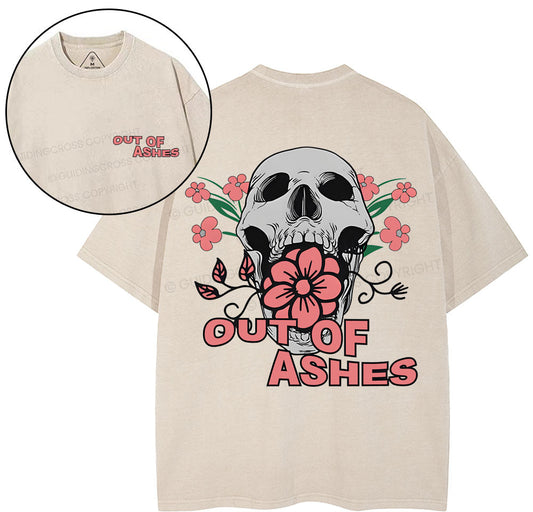 Out Of Ashes Christian Washed TShirt  