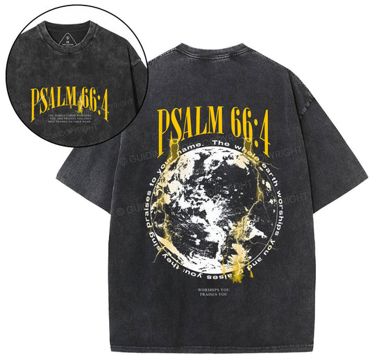 PSALM Christian Washed TShirt  