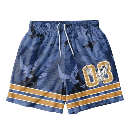 UniJames Yeshua Dove Christian Navy Mesh Jersey
