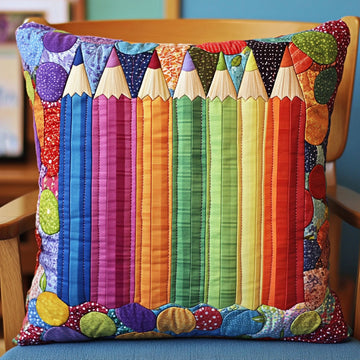 Pencil Play Quilted Pillow Case NCU0PT7206