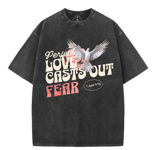 Perfect Love Christian Washed TShirt