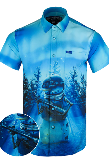 UniJames Comfort Permafrost Button Shirt (Pearl Snaps) For Men